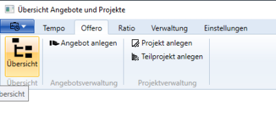  Übersicht der Projekte