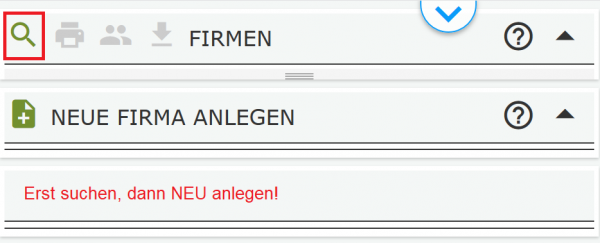 Firmen suchen