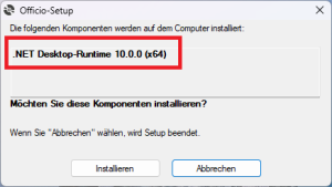 Bezug von dotNET 10 Bezug von dotNET 10
