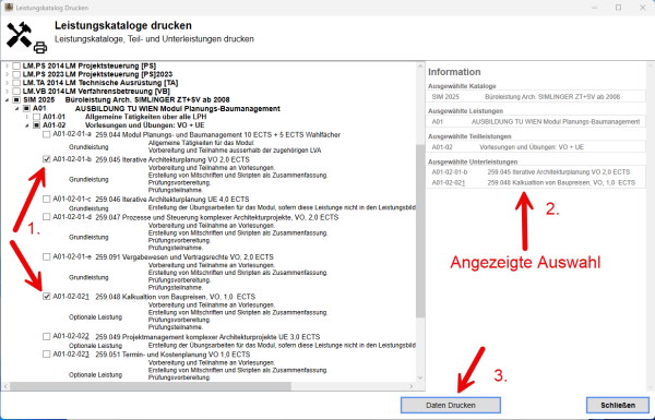 Leistungskataloge drucken Leistungskataloge drucken