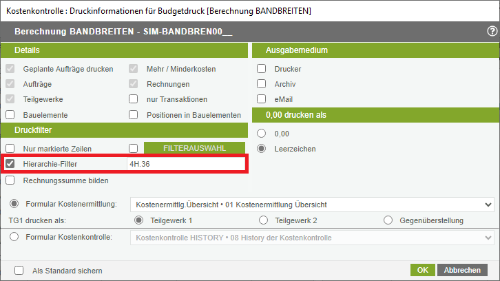 Hierachiefilter