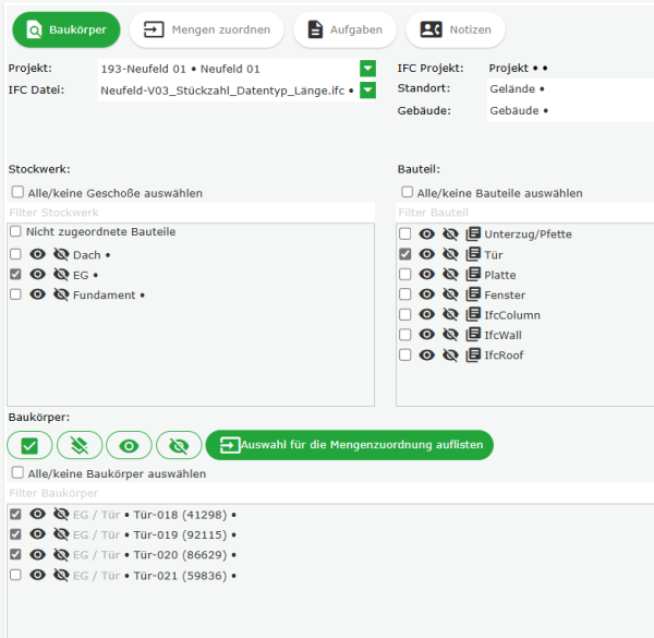 Auswahl 3 von 4 Türen